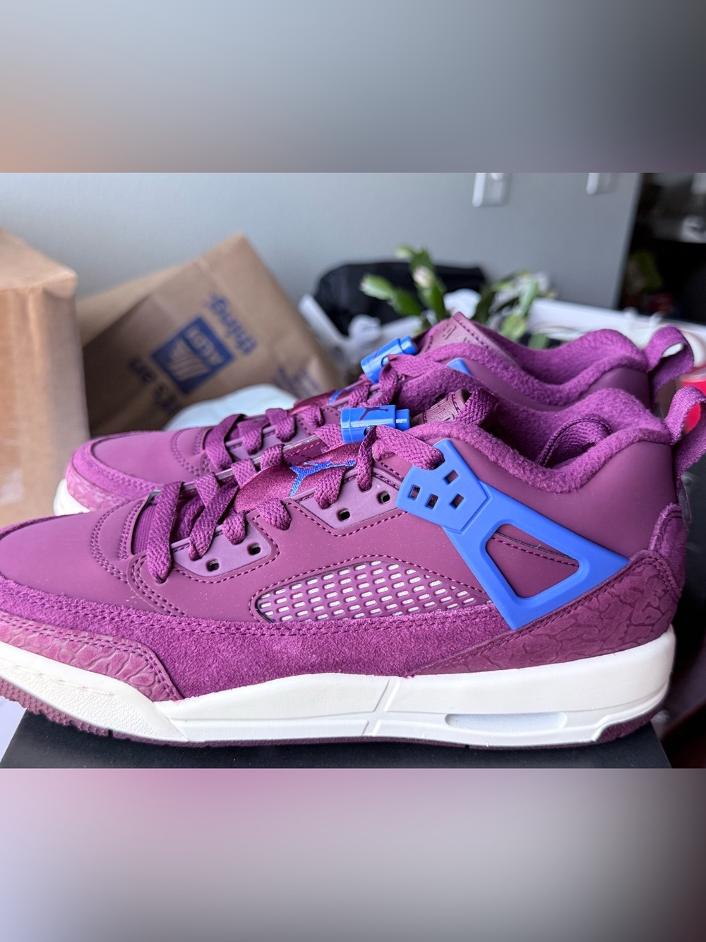 Jordan Spizike Low "Bordeaux - Picture 3 of 8
